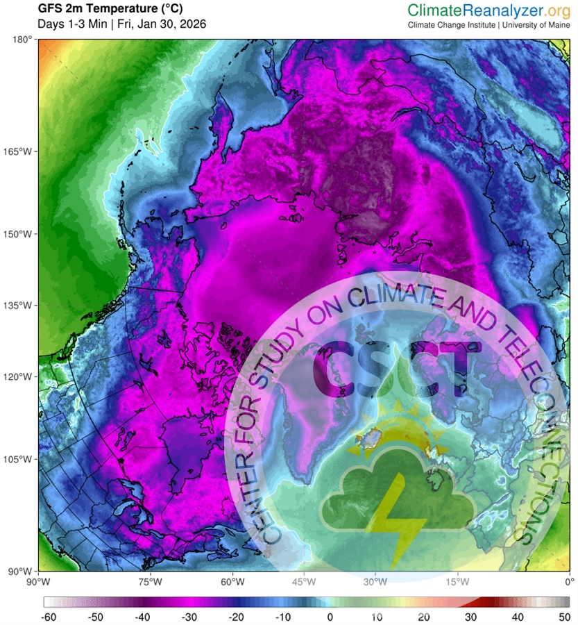 Il Collasso del Vortice Polare innesca  Feedback Termici: La Terra si raffredda